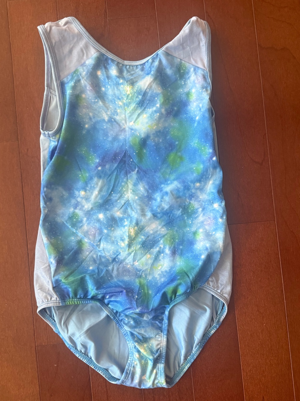 Girls Blue Galaxy Print More than Magic Leotard